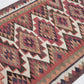 Vintage Handmade Runner Rug, Turkish Antique Runner Rug, Oushak Eclectic Runner Rug, Anatolia Rug, Hallway Runner, Runner Rug 3x11, 11390