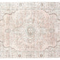 Oushak Rug, Turkish Vintage Rug, Handmade Unique Faded Rug, Neutral Area Floor Rug, Scandinavian Rug, Kid Room Rug, Rug 6x9, 10351