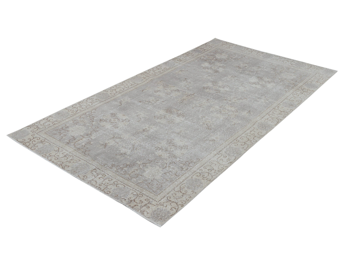 Turkish Rug, Handmade Area Rug, Oushak Rug, Neutral Muted Rug, Turkey Rug, Carpet Rug, Kid Room Rug, Vintage Unique Rug, Rug 5x8, 12411