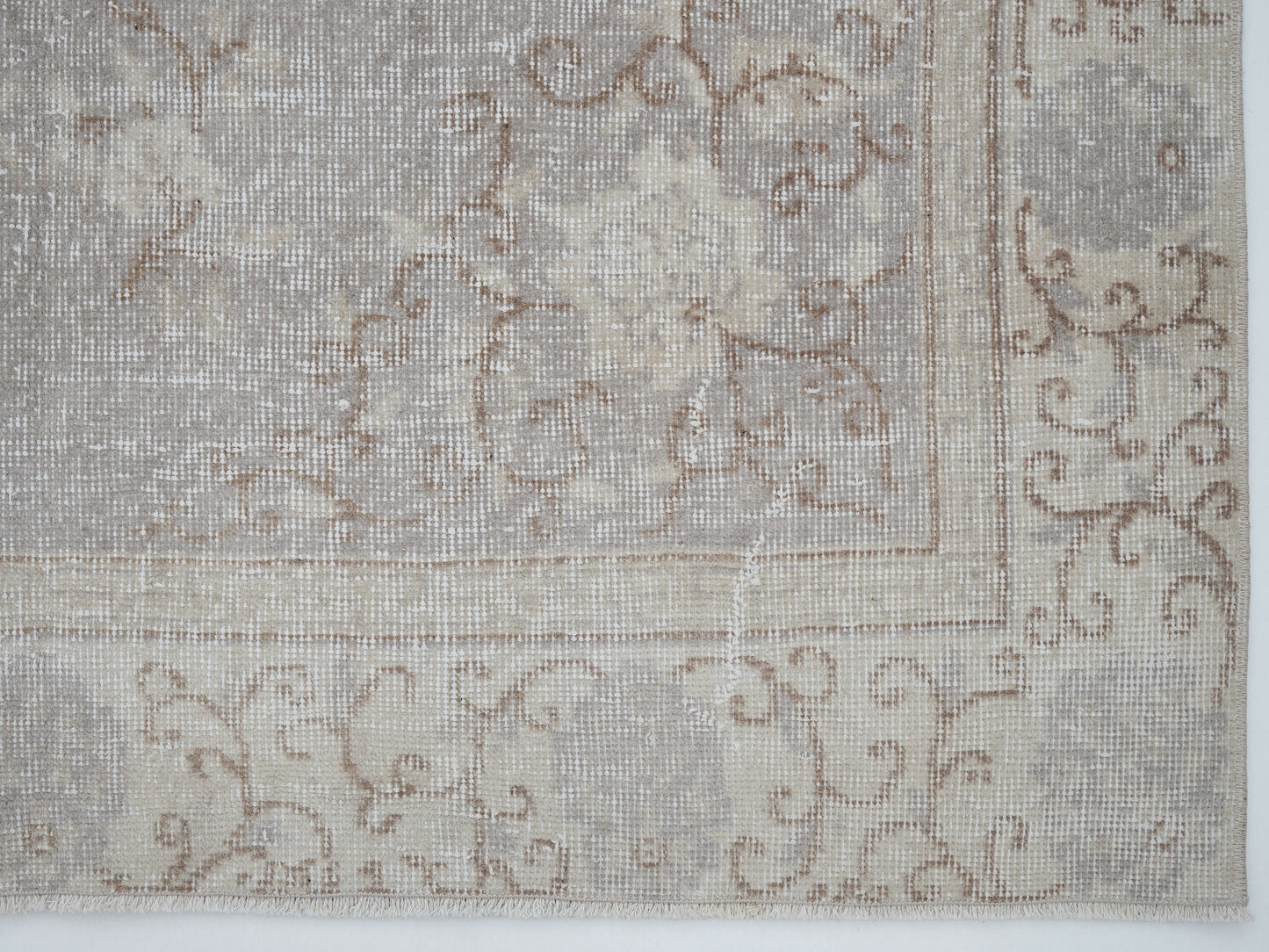 Turkish Rug, Handmade Area Rug, Oushak Rug, Neutral Muted Rug, Turkey Rug, Carpet Rug, Kid Room Rug, Vintage Unique Rug, Rug 5x8, 12411