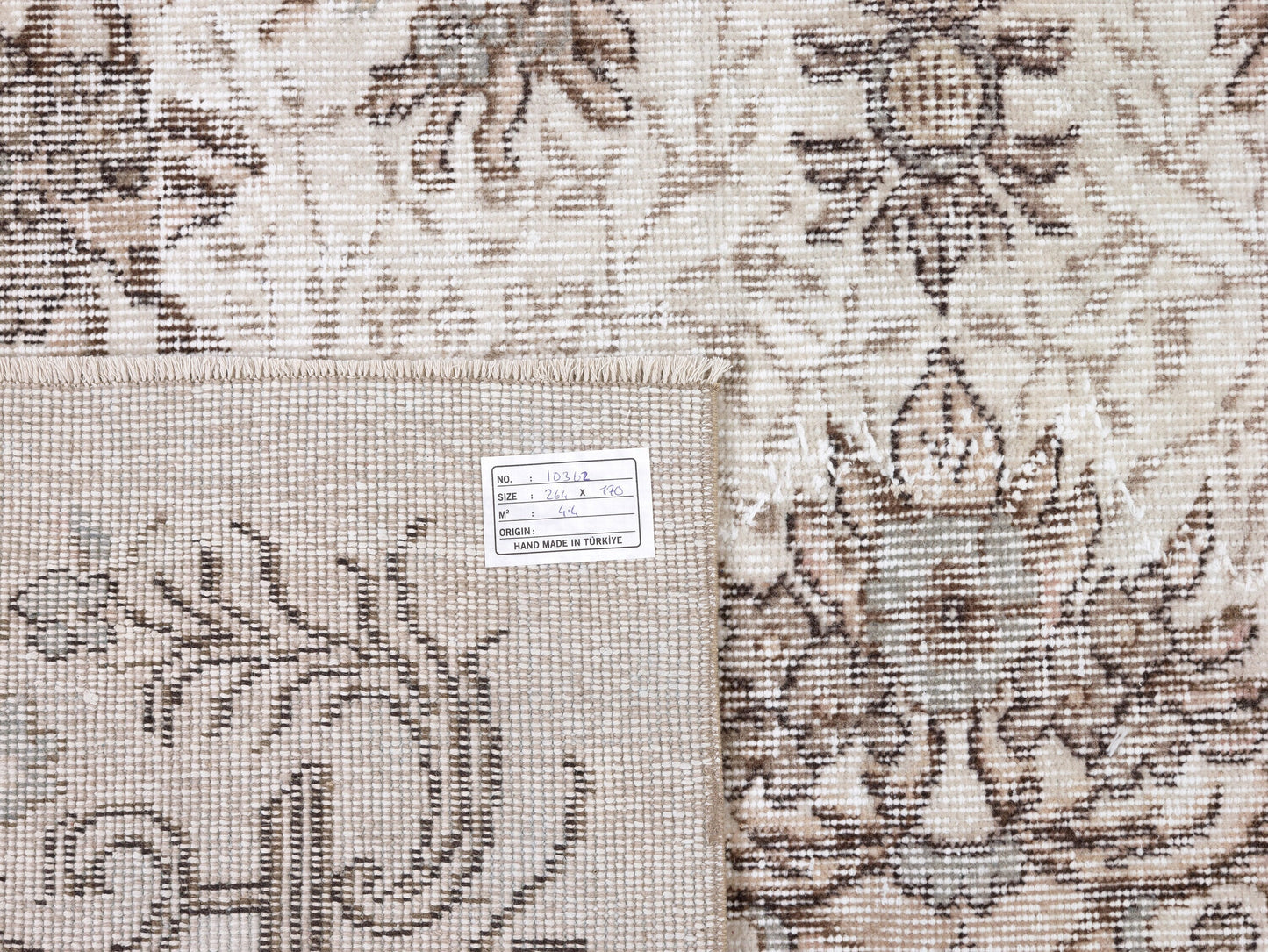 Vintage Rug, Handmade Rug 6x8, Turkish Oushak Unique Rug, Area Primitive Rug, Rustic Antique Rug, Carpet Rug, Living Room Rug, 10362