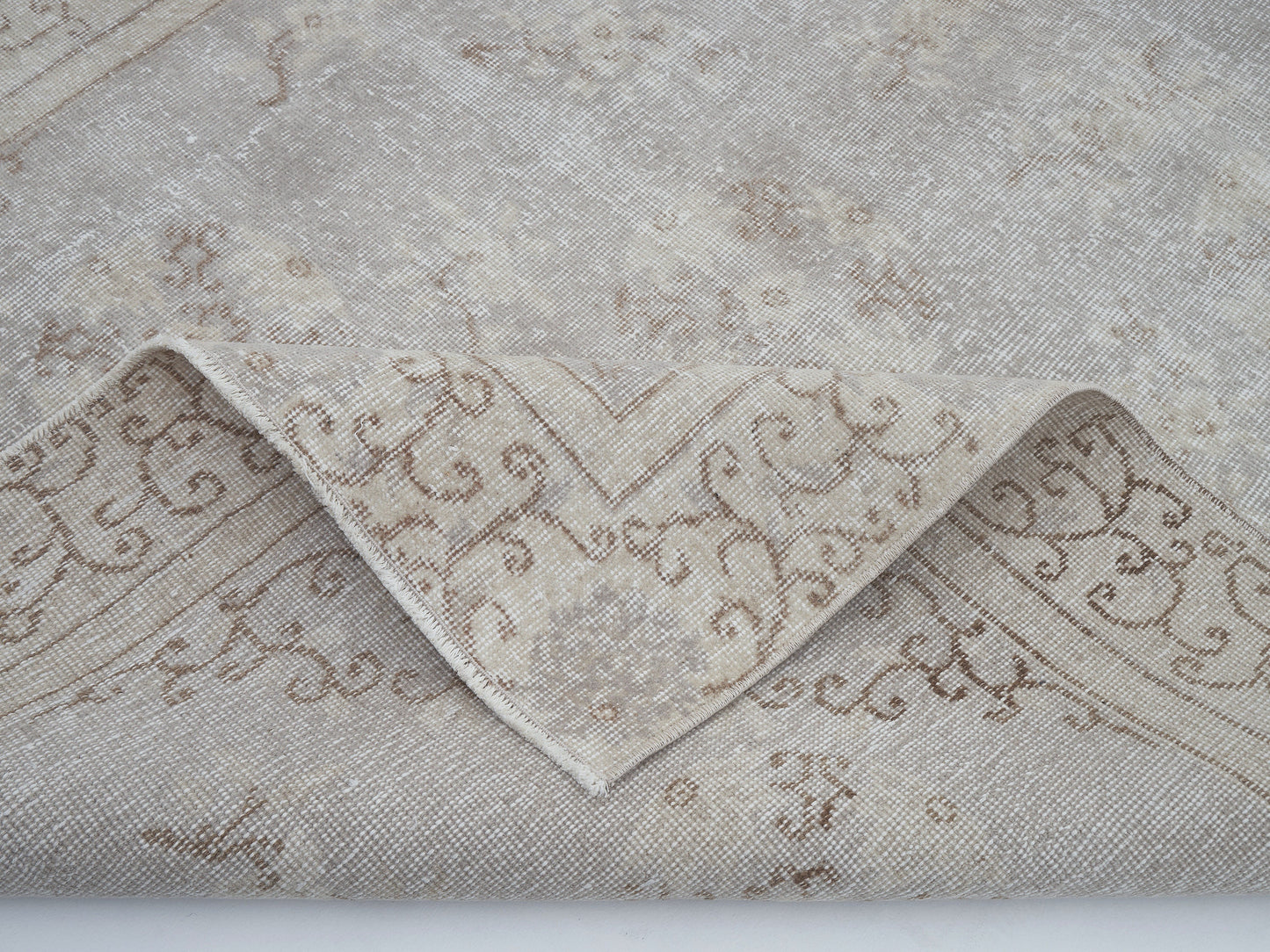 Turkish Rug, Handmade Area Rug, Oushak Rug, Neutral Muted Rug, Turkey Rug, Carpet Rug, Kid Room Rug, Vintage Unique Rug, Rug 5x8, 12411