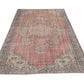 Handmade Area Rug, Vintage Oushak Antique Rug, Turkish Eclectic Rug, Living Room Rug, Anatolia Rug, Bohemian Rug, Turkey Rug, Rug 5x7, 12068