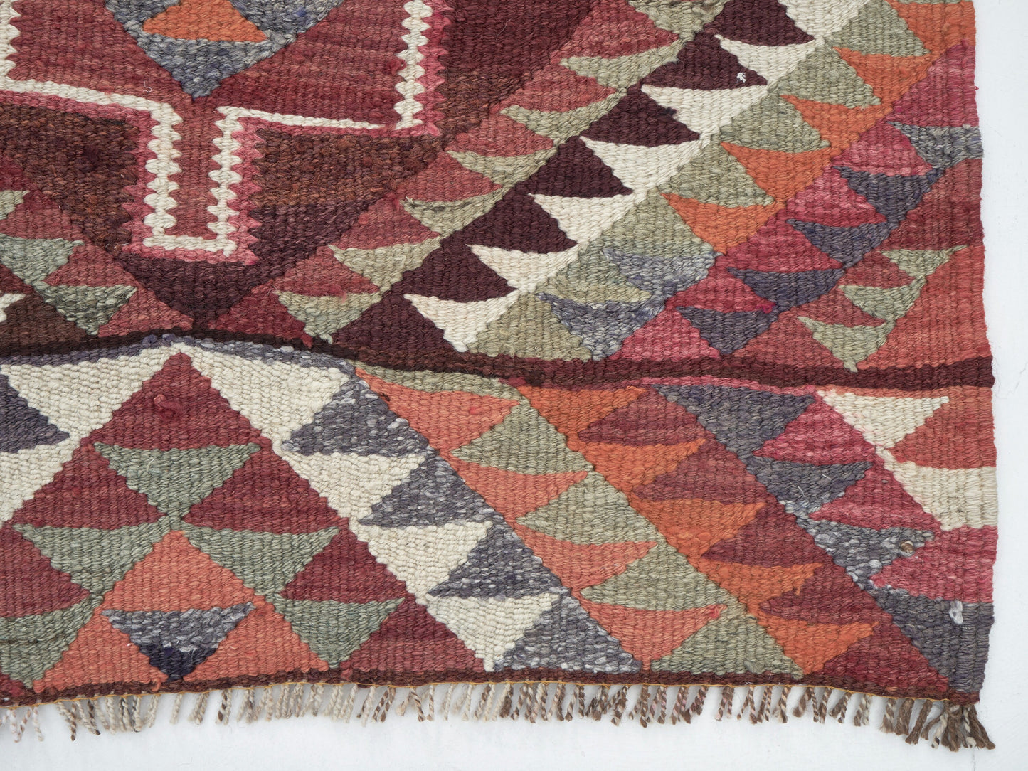 Runner Rug 3x9, Turkish Vintage Runner Rug, Handmade Antique Runner Rug, Oushak Eclectic Runner Rug, Hallway Runner, Kilim Runner Rug, 11294