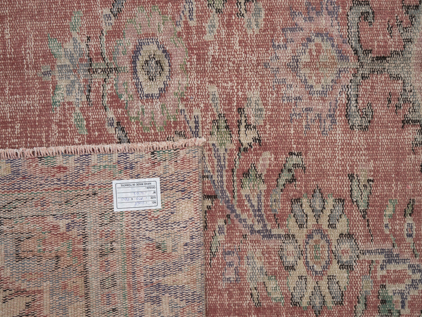 Handmade Area Rug, Vintage Oushak Antique Rug, Turkish Eclectic Rug, Living Room Rug, Anatolia Rug, Bohemian Rug, Turkey Rug, Rug 5x7, 12068