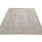 Neutral Rug, Vintage Rug 7x9, Rug Living Room, Turkish Handmade Rug, Area Faded Rug, Oushak Unique Old Rug, Carpet Rug, Turkey Rug, 12242