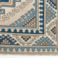 Bohemian Rug, Turkish Oushak Eclectic Rug, Living Room Rug, Handmade Vintage Antique Rug, Area Faded Rug, Neutral Floor Rug, Rug 5x8, 9502