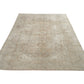 Oushak Rug, Vintage Handmade Rug, Turkish Area Muted Rug, Scandinavian Rug, Turkey Rug, Neutral Floor Rug, Kid Room Rug, Rug 6x9, 12243