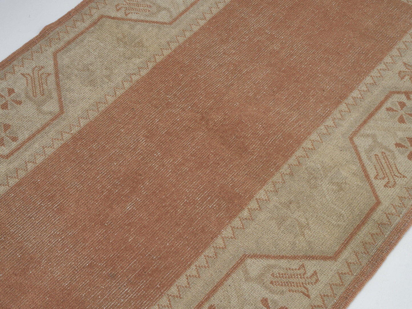 Handmade Rug, Vintage Rug, Turkey Rug, Bedroom Rug, Turkish Rug, Oushak Rug, Area Faded Rug, Rug 3x5, Anatolia Muted Rug, Carpet Rug, 12240