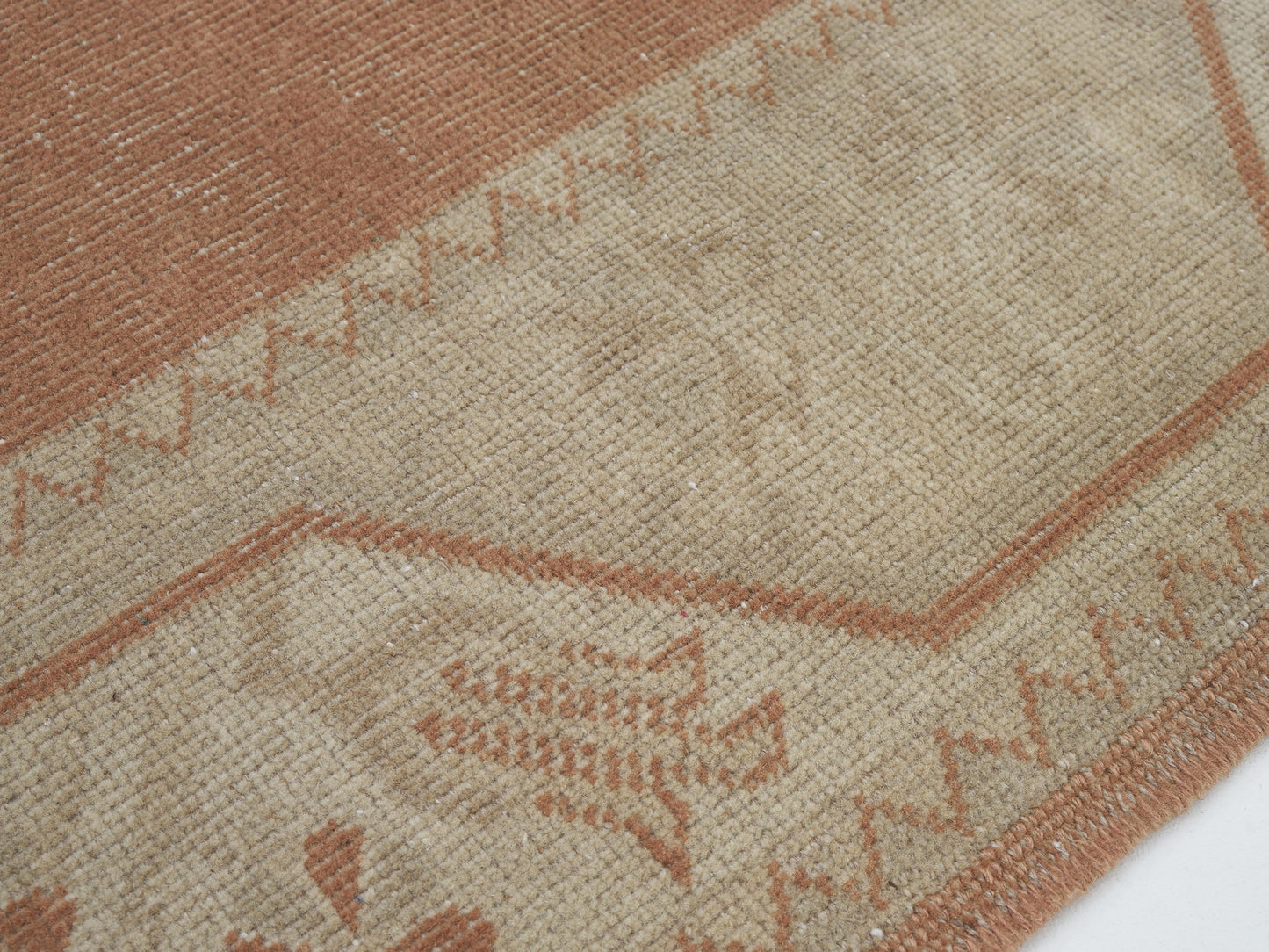 Handmade Rug, Vintage Rug, Turkey Rug, Bedroom Rug, Turkish Rug, Oushak Rug, Area Faded Rug, Rug 3x5, Anatolia Muted Rug, Carpet Rug, 12240