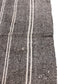 Unique One of a kind Goat Hair Gray Modern Area Vintage Turkish Kilim Rug 5x7, 6261