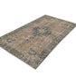 Antique Oushak Rug, Vintage Rug, Turkish rug 5x8, Area rug, Persian rug, Made in Turkey, Faded rug, Ethnic rug, Old rug, Primitive rug, 8906