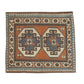 Turkish Rug, Vintage Handmade Rug, Bohemian Rug, Area Antique Rug, Eclectic Rug, Oushak Faded Rug, Kid Room Rug, Square Rug, Rug 3x4, 12250