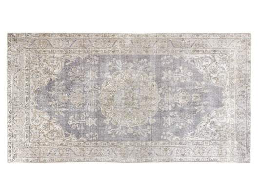 Oushak Rug, Vintage Rug 4x6, Turkish Handmade Unique Rug, Area Floor Rug, Neutral Muted Rug, Turkey Rug, Living Room Rug, Carpet Rug, 10348