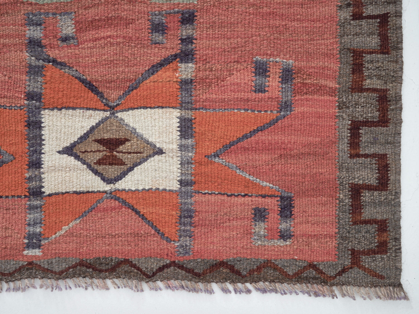 Turkish Handmade Runner Rug, Vintage Antique Runner Rug, Oushak Eclectic Runner Rug, Anatolia Rug, Kilim Runner Rug, Runner Rug 3x11, 11301