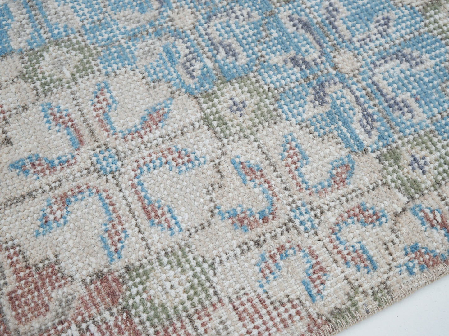 Oushak Vintage Rug, Turkish Handmade Area Rug, Neutral Muted Rug, Contemporary Decor, Turkey Rug, Oushak Carpet, Office Rug, Rug 4x7, 12451