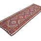 Oushak Vintage Runner Rug, Turkish Antique Runner Rug, Handmade Eclectic Runner Rug, Hallway Runner, Bohemian Rug, Runner Rug 3x10, 11285