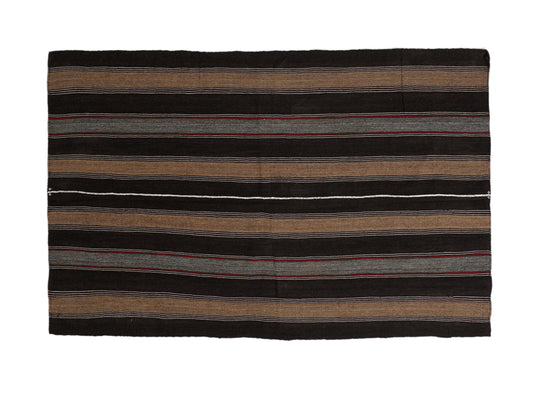 Kilim Rug 5x7, Area Antique Kilim Rug, Turkish Handmade Kilim Rug, Office Rug, Vintage Kilim, Farmhouse Decor, Goat Hair Rug, 12821
