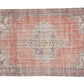 Vintage Handmade Area Rug, Turkish Oushak Antique Rug, Neutral Faded Rug, Living Room Rug, Turkey Rug, Bohemian Rug, Rug 6x8, 12115