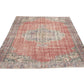 Vintage Handmade Area Rug, Turkish Oushak Antique Rug, Neutral Faded Rug, Living Room Rug, Turkey Rug, Bohemian Rug, Rug 6x8, 12115