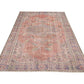 Handmade Area Rug, Turkish Vintage Rug, Oushak Eclectic Rug, Neutral Faded Rug, Kid Room Rug, Anatolia Rug, Bohemian Rug, Rug 5x9, 12116