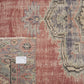 Vintage Handmade Area Rug, Turkish Oushak Antique Rug, Neutral Faded Rug, Living Room Rug, Turkey Rug, Bohemian Rug, Rug 6x8, 12115