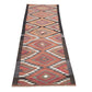 Turkish Handmade Runner Rug, Vintage Antique Runner Rug, Oushak Eclectic Runner Rug, Anatolia Rug, Runner Rug 3x10, Hallway Runner, 11283
