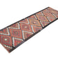 Turkish Handmade Runner Rug, Vintage Antique Runner Rug, Oushak Eclectic Runner Rug, Anatolia Rug, Runner Rug 3x10, Hallway Runner, 11283
