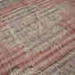 Vintage Oushak Rug, Turkish Handmade Rug, Area Antique Rug, Anatolia Rug, Kid Room Rug, Neutral Faded Rug, Bohemian Rug, Rug 6x9, 12137