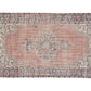 Vintage Handmade Rug, Turkish Oushak Rug, Area Eclectic Rug, Office Rug, Anatolia Rug, Bohemian Rug, Neutral Floor Rug, Rug 5x9, 12139