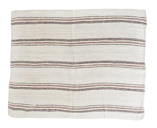 Turkish Vintage Kilim Rug, Handmade Area Kilim Rug, Neutral Unique Rug, Living Room Rug, Coastal Decor, Kilim Rug 5x6, Rug Kilim, 12779