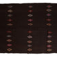 Handmade Area Kilim Rug, Turkish Antique Kilim Rug, Vintage Kilim, Bedroom Rug, Rug Kilim, Black Rug, Goat Hair Rug, Kilim Rug 7x11, 12833