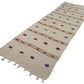 Runner Rug 4x13, Handmade Runner Rug, Vintage Runner, Turkish Runner, Kitchen Runner, Scandinavian Rug, Neutral Rug, Rug Runner, 12884