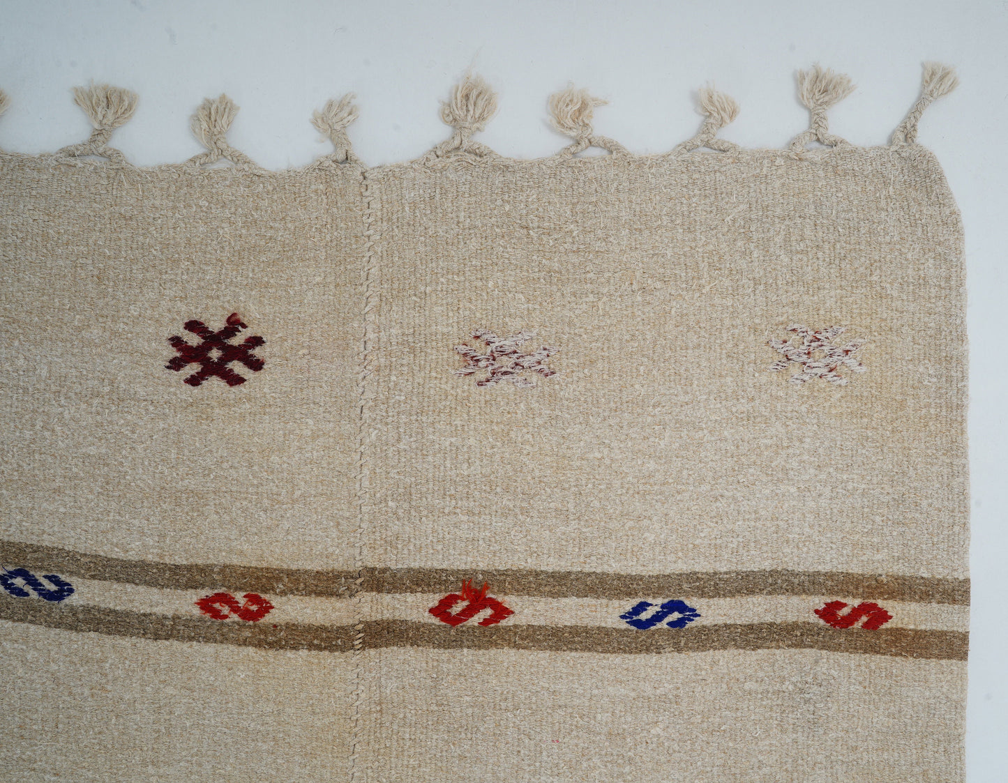 Runner Rug 4x13, Handmade Runner Rug, Vintage Runner, Turkish Runner, Kitchen Runner, Scandinavian Rug, Neutral Rug, Rug Runner, 12884