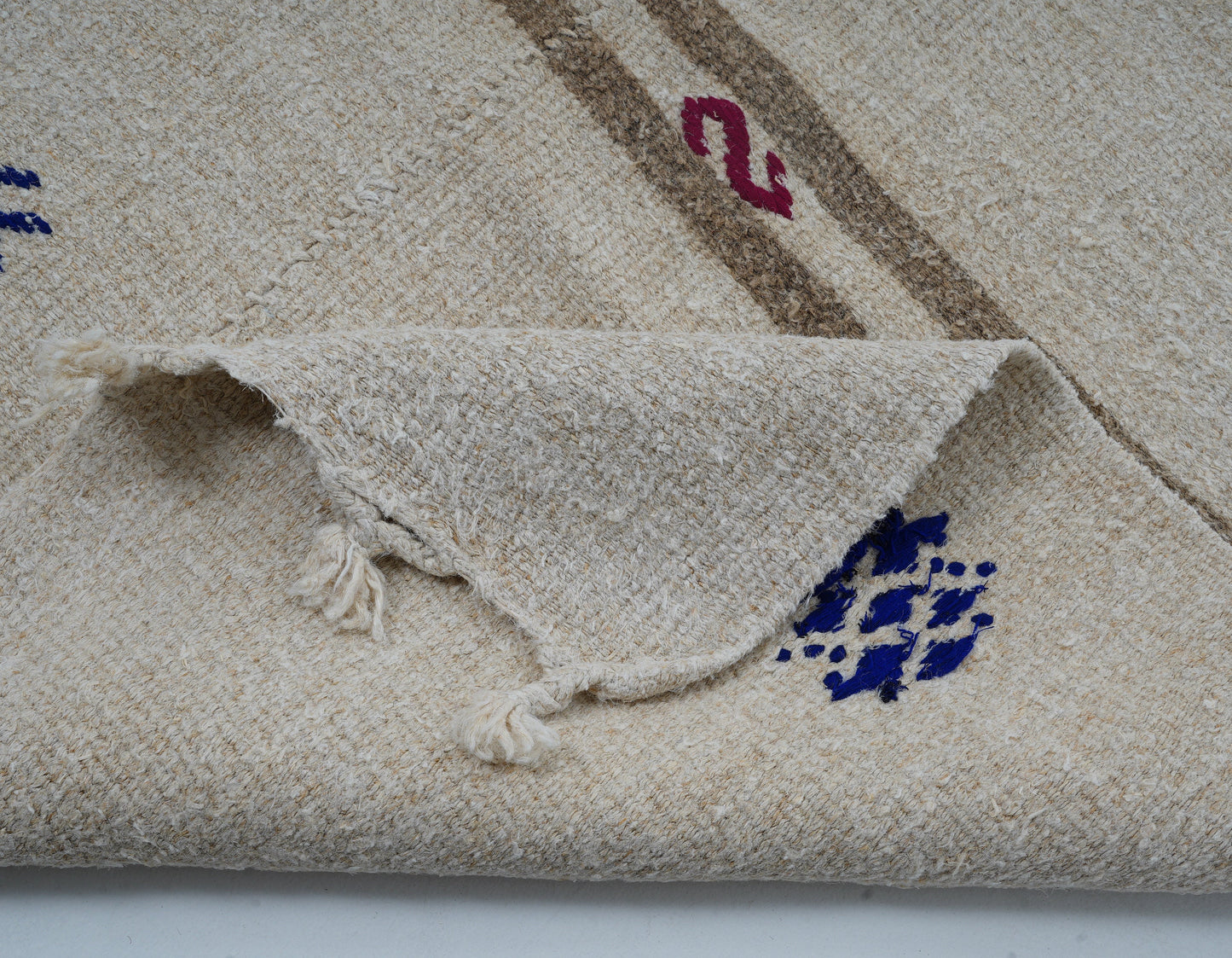 Runner Rug 4x13, Handmade Runner Rug, Vintage Runner, Turkish Runner, Kitchen Runner, Scandinavian Rug, Neutral Rug, Rug Runner, 12884