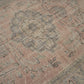 Turkish Vintage Rug, Oushak Area Rug, Handmade Faded Rug, Neutral Floor Rug, Kid Room Rug, Turkey Rug, Vintage Carpet, Rug 6x10, 12132