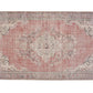 Handmade Area Rug, Turkish Vintage Rug, Oushak Eclectic Rug, Living Room Rug, Anatolia Rug, Bohemian Rug, Turkish Carpet, Rug 6x10, 12134