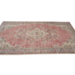 Handmade Area Rug, Turkish Vintage Rug, Oushak Eclectic Rug, Living Room Rug, Anatolia Rug, Bohemian Rug, Turkish Carpet, Rug 6x10, 12134