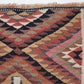 Vintage Oushak Runner Rug, Turkish Handmade Runner Rug, Anatolia Rug, Hallway Runner, Runner Rug 3x10, Bohemian Rug, Kilim Runner, 11291