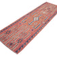 Kilim Runner Rug, Turkish Vintage Runner Rug, Handmade Runner Rug, Oushak Eclectic Rug, Anatolia Rug, Kitchen Runner, Runner Rug 3x11, 11288