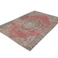 Turkish Vintage Rug, Oushak Handmade Rug, Area Eclectic Rug, Anatolia Rug, Bohemian Rug, Living Room Rug, Turkish Carpet, Rug 5x8, 12038