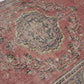 Turkish Vintage Rug, Oushak Handmade Rug, Area Eclectic Rug, Anatolia Rug, Bohemian Rug, Living Room Rug, Turkish Carpet, Rug 5x8, 12038