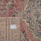Turkish Vintage Rug, Oushak Handmade Rug, Area Eclectic Rug, Anatolia Rug, Bohemian Rug, Living Room Rug, Turkish Carpet, Rug 5x8, 12038