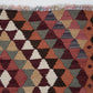 Kilim Runner Rug, Turkish Vintage Runner Rug, Handmade Antique Runner Rug, Entryway Rug, Anatolia Rug, Bohemian Rug, Runner Rug 3x12, 11382