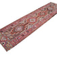 Handmade Antique Runner Rug, Turkish Vintage Runner Rug, Oushak Eclectic Runner Rug, Kilim Runner Rug, Bohemian Rug, Runner Rug 3x12, 11353