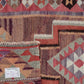 Handmade Antique Runner Rug, Turkish Vintage Runner Rug, Oushak Eclectic Runner Rug, Kilim Runner Rug, Bohemian Rug, Runner Rug 3x12, 11353