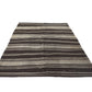Vintage Area Kilim Rug, Handmade Antique Kilim Rug, Turkish Striped Kilim Rug, Bedroom Rug, Goat Hair Rug, Kilim Rug 7x10, Rug Kilim, 12830