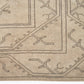 Turkish Handmade Rug, Vintage Oushak Rug, Area Antique Rug, Neutral Floor Rug, Scandinavian Rug, Turkey Rug, Living Room Rug, Rug 5x8, 12594