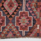 Turkish Kilim Runner Rug, Oushak Handmade Runner Rug, Vintage Antique Runner Rug, Rug Runner 3x11, Anatolia Rug, Bohemian Rug, 11381