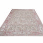 Vintage Handmade Area Rug, Turkish Oushak Faded Rug, Neutral Antique Rug, Bedroom Rug, Scandinavian Rug, Rug 7x10, Oushak Carpet, 12529